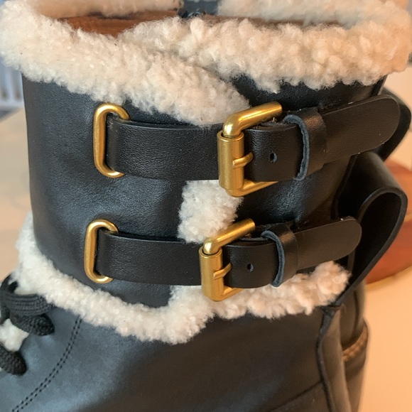 See By Chloe-Shearling boots-size 41(size 10-11) - Picture 13 of 15